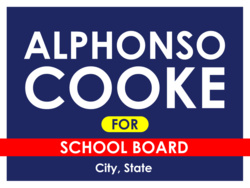 school-board political yard sign template 10497