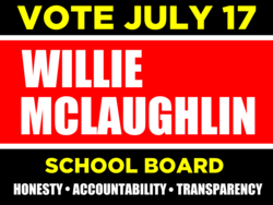 school-board political yard sign template 10515