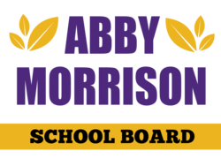 school-board political yard sign template 10517