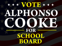 school-board political yard sign template 10520