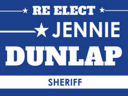 sheriff political yard sign template 10533