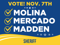 sheriff political yard sign template 10536