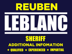 sheriff political yard sign template 10570