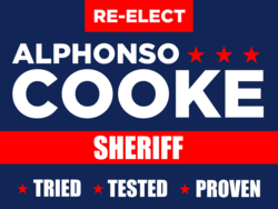 sheriff political yard sign template 10583