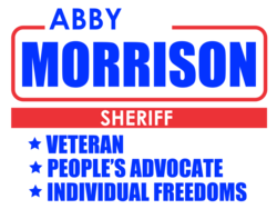 sheriff political yard sign template 10590