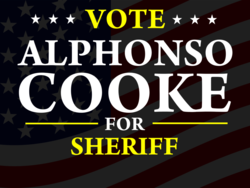 sheriff political yard sign template 10592