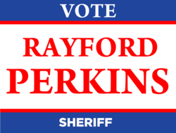sheriff political yard sign template 10597