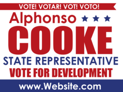 state-representative political yard sign template 10601