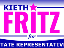 state-representative political yard sign template 10609