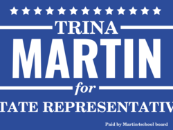 state-representative political yard sign template 10623