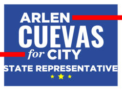 state-representative political yard sign template 10626