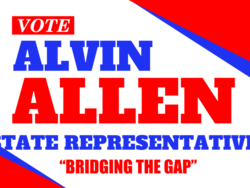 state-representative political yard sign template 10639