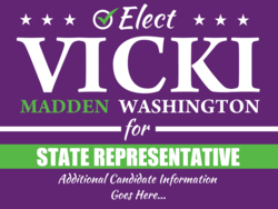 state-representative political yard sign template 10652