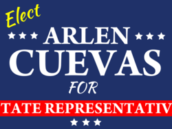 state-representative political yard sign template 10653