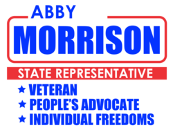 state-representative political yard sign template 10662