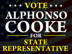 state-representative political yard sign template 10664