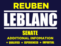 senate political yard sign template 10714