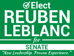 senate political yard sign template 10730