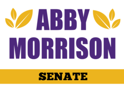 senate political yard sign template 10733