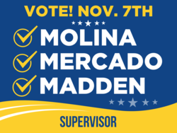 supervisor political yard sign template 10752