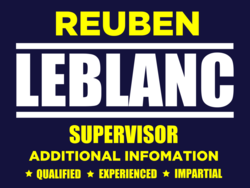 supervisor political yard sign template 10786