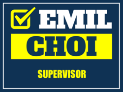 supervisor political yard sign template 10789