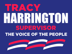 supervisor political yard sign template 10790