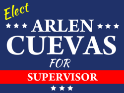 supervisor political yard sign template 10797