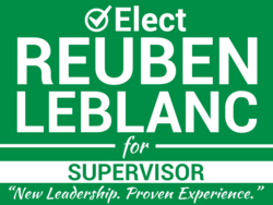 supervisor political yard sign template 10802