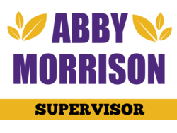 supervisor political yard sign template 10805