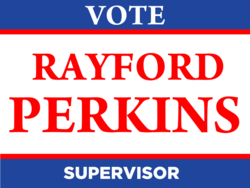 supervisor political yard sign template 10813