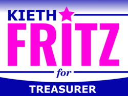 treasurer political yard sign template 10825