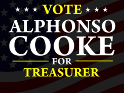 treasurer political yard sign template 10880