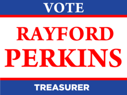 treasurer political yard sign template 10885