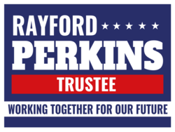 trustee political yard sign template 10894