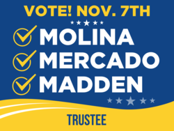 trustee political yard sign template 10896