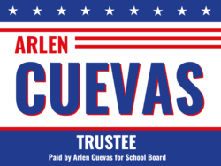 trustee political yard sign template 10898