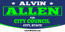 city council political banners template 11521