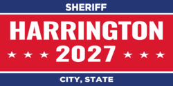 sheriff political banners template 12033