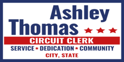 circuit clerk political banners template 12544
