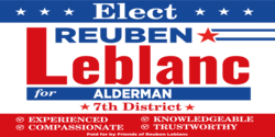 alderman political highway signs template 12636