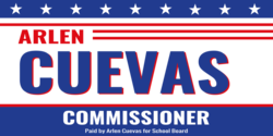 commissioner political highway signs template 13057