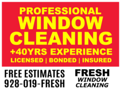 window cleaning yard signs template 14124