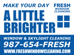 window cleaning yard signs template 14126