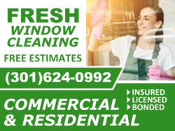 window cleaning yard signs template 14127