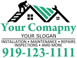 Roofing yard signs 015