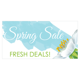Daisy Collage Design Spring Sale Fresh Deals Banner