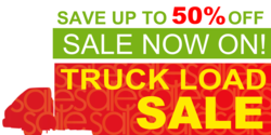 % Off Truckload Sale Banner