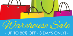 Gift Bag Warehouse Sale % Off Banner