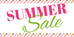 Diagonal Designed SUMMER Sale Banner